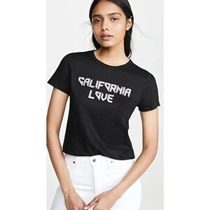 A.L.C California Love Tee In Black